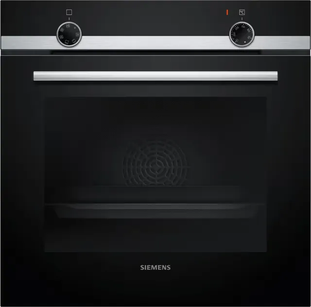 Siemens iQ100 Innbyggingsovn HB510ABR0S (sort/stål)